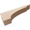 Ekena Millwork 5"W x 30"D x 10"H Thin Yorktown Rough Cedar Woodgrain TimberThane Corbel, Primed Tan CORUR05X30X10YORRCPR - alternate 5